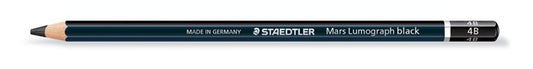 Staedtler Mars Lumograph Black Pencils 4B - theartshop.com.au