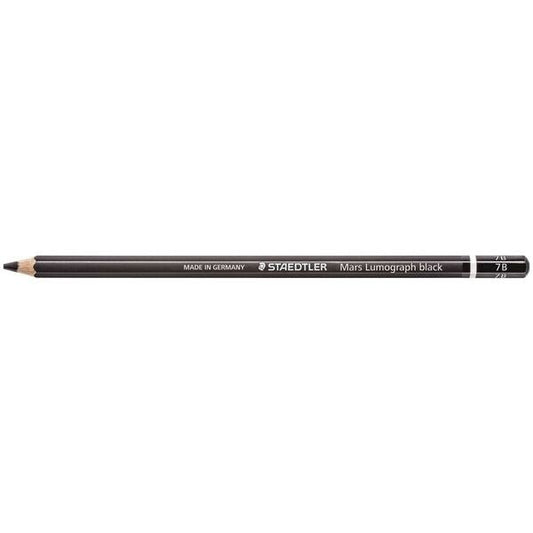 Staedtler Mars Lumograph Black Pencils 7B - theartshop.com.au