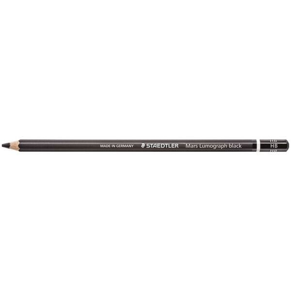 Staedtler Mars Lumograph Black Pencils HB - theartshop.com.au