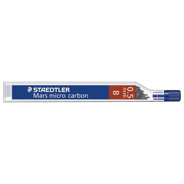 Staedtler Mars Micro Carbon Pencil Leads 0.5mm B - theartshop.com.au