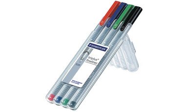 Staedtler Triplus Fineliner Wallet 4 - theartshop.com.au
