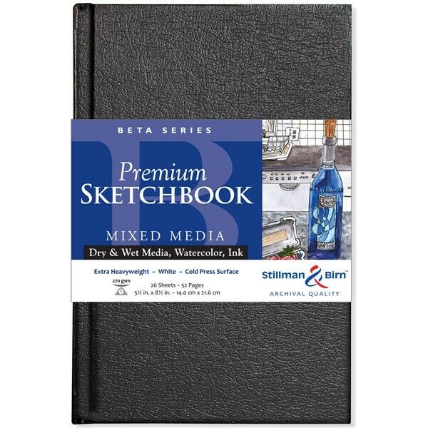 Stillman & Birn Beta Hardbound 270gsm 52 Pages 5.5 x 8.5" - theartshop.com.au