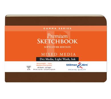 Stillman & Birn Soft Cover Gamma 8.5 x 5.5" Landscape 92 Page Ivory - theartshop.com.au