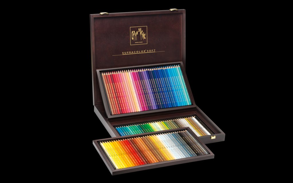 Supracolor Wooden Box 120 Assorted Colours - theartshop.com.au