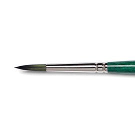 Tintoretto Series 370 Emerald Synthetic Round Size 0 - theartshop.com.au