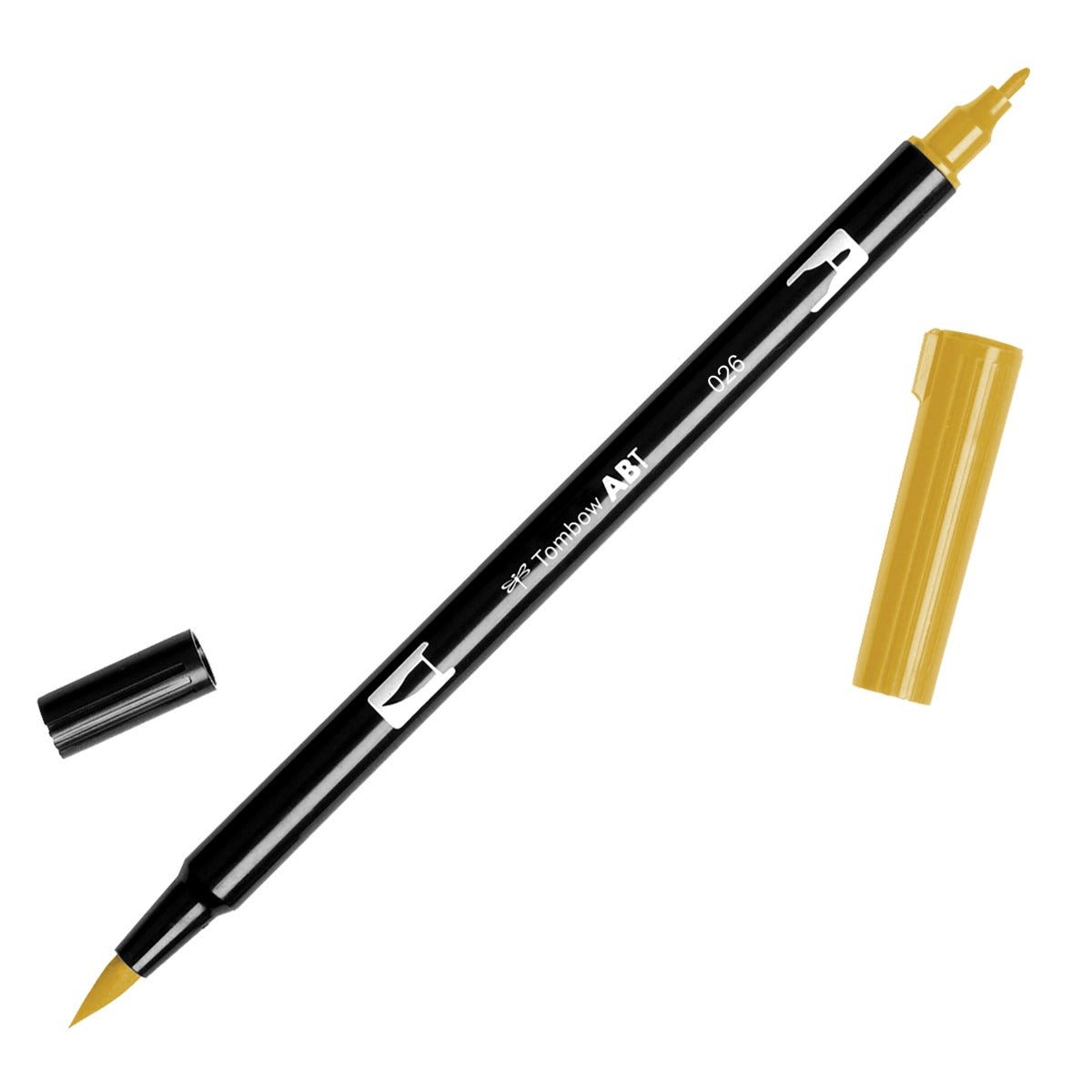 Tombow Dual Brush Pen 026 Yellow Gold - theartshop.com.au