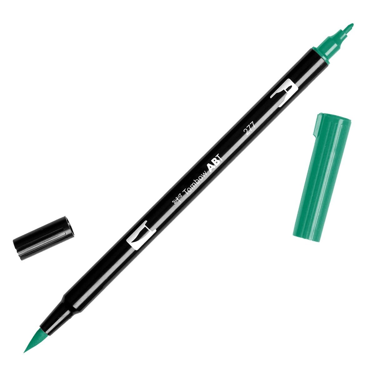 Tombow Dual Brush Pen 277 Dark Green - theartshop.com.au