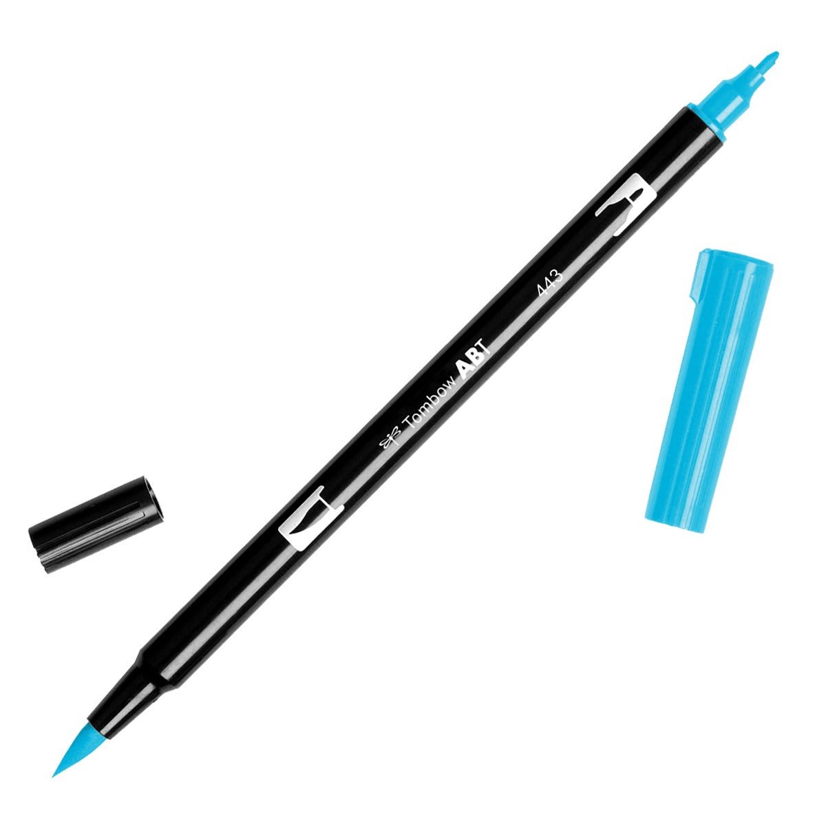 Tombow Dual Brush Pen 443 Turquoise - theartshop.com.au
