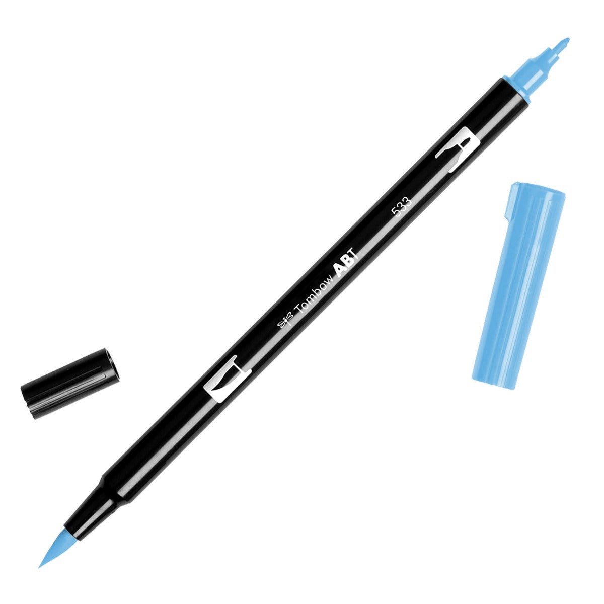 Tombow Dual Brush Pen 533 Peacock Blue - theartshop.com.au