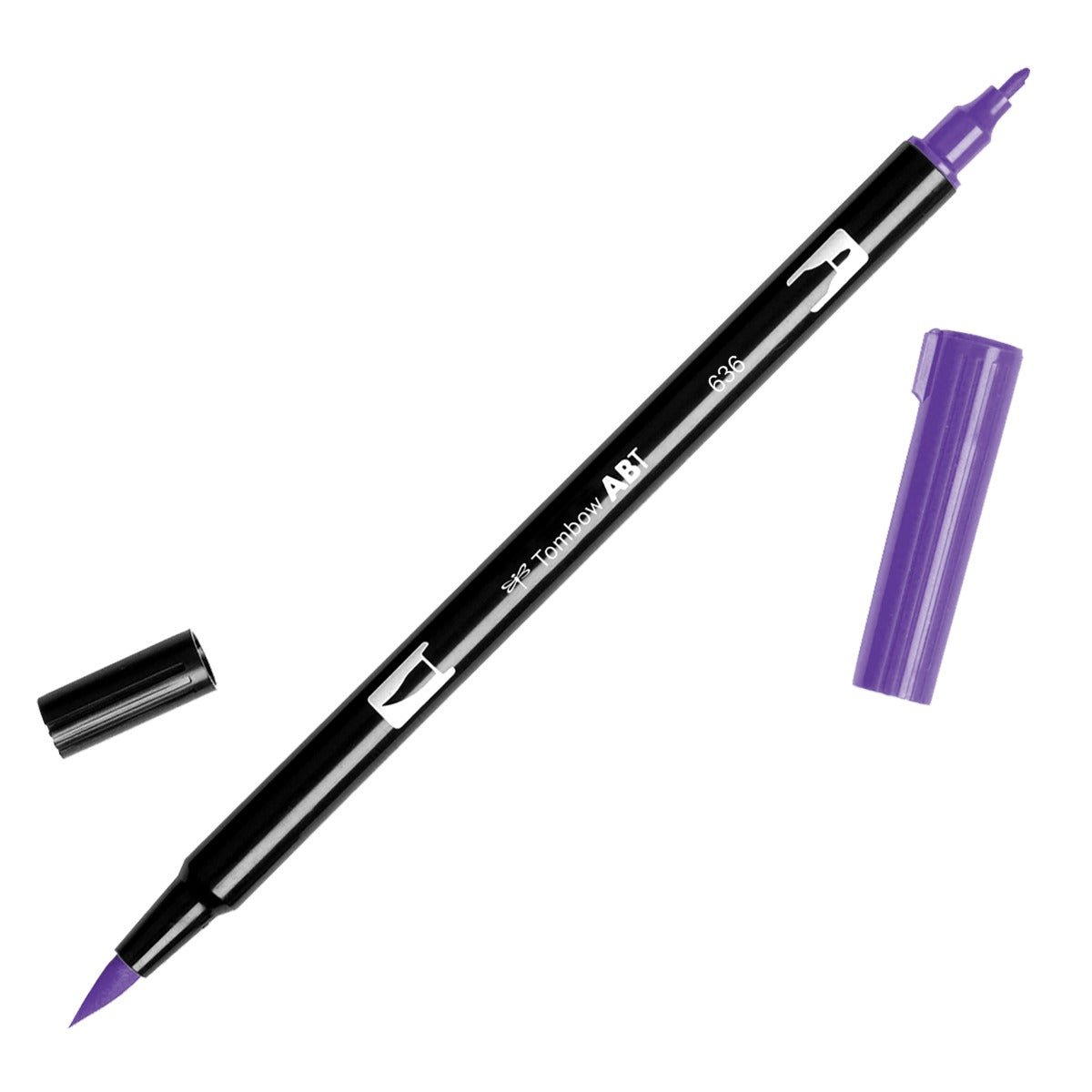 Tombow Dual Brush Pen 636 Imperial Purple - theartshop.com.au