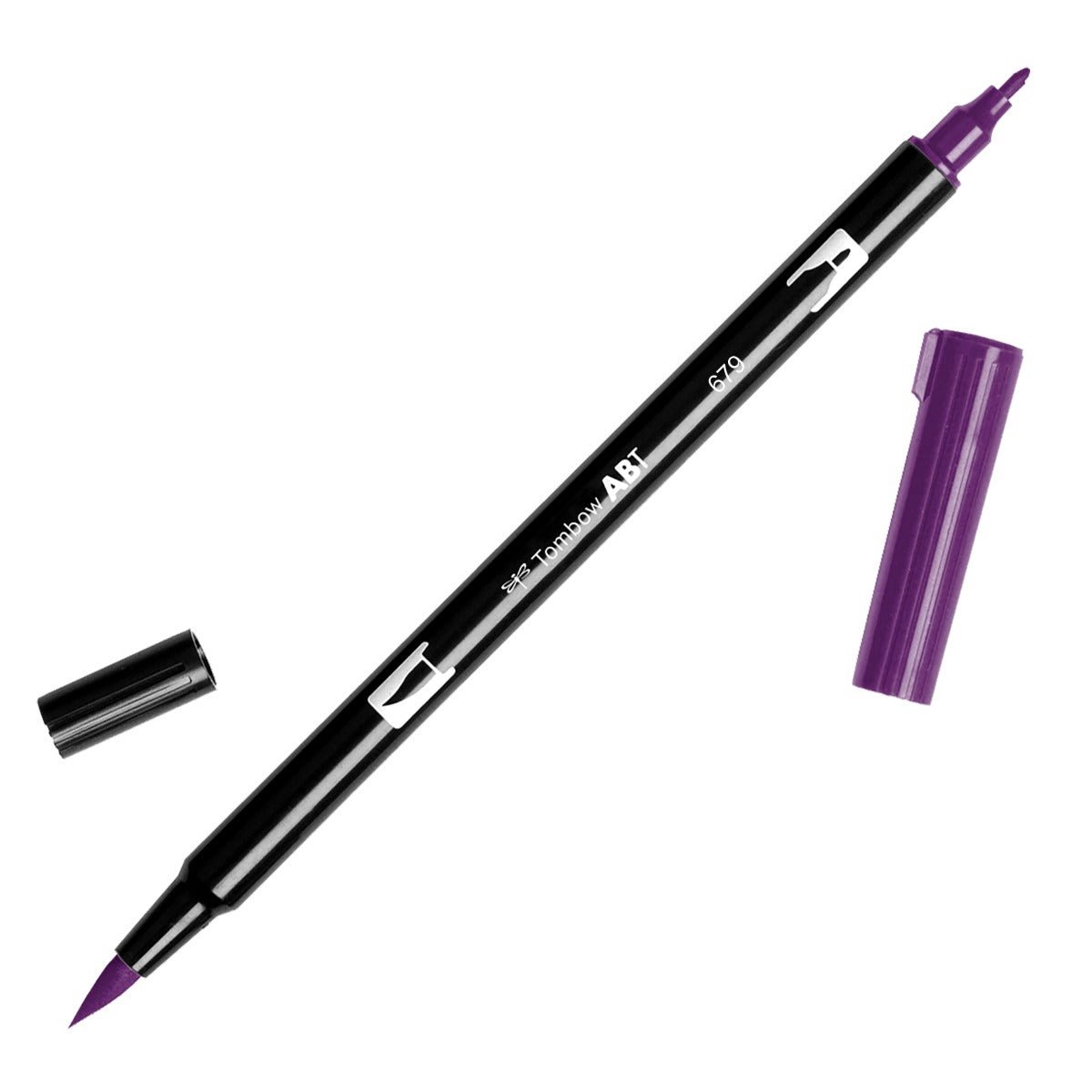 Tombow Dual Brush Pen 679 Dark Plum - theartshop.com.au
