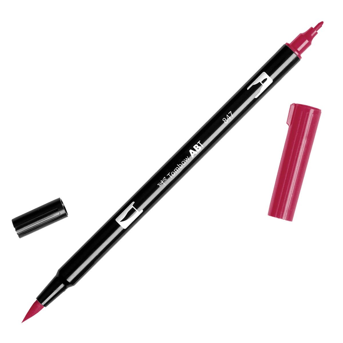 Tombow Dual Brush Pen 847 Crimson - theartshop.com.au