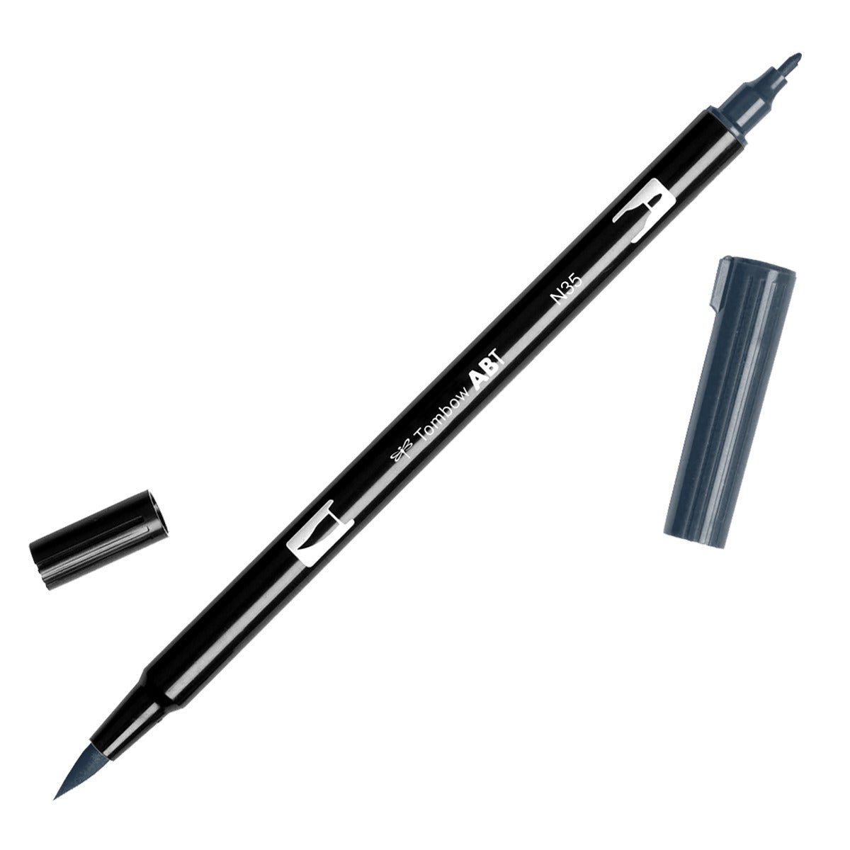 Tombow Dual Brush Pen N35 Cool Gray 12 - theartshop.com.au