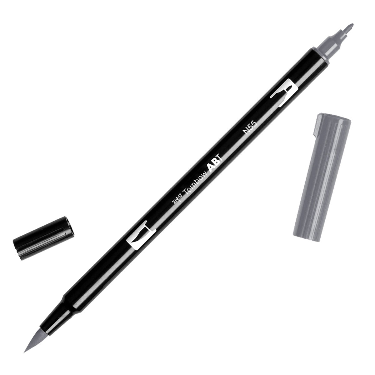 Tombow Dual Brush Pen N55 Cool Gray 7 - theartshop.com.au