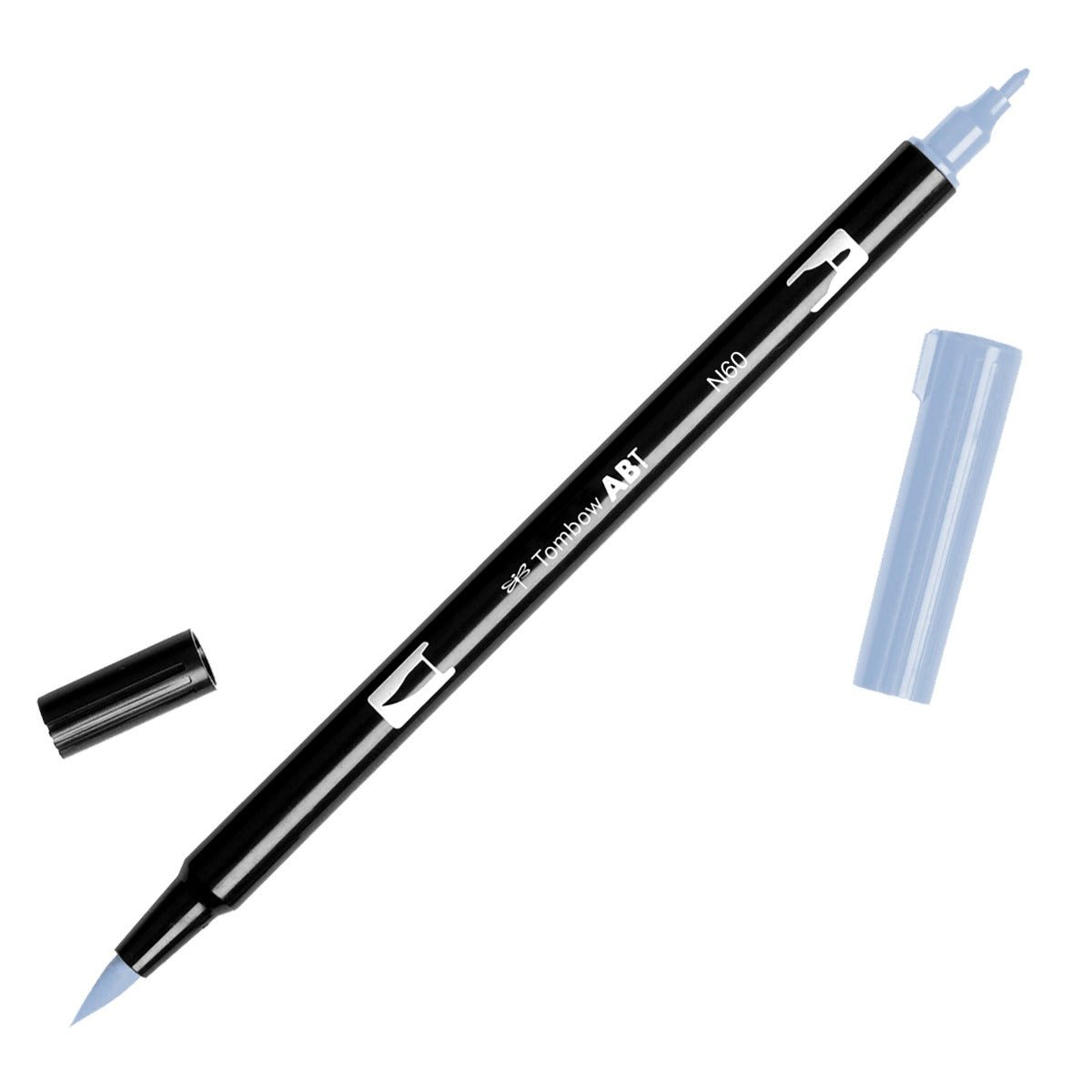 Tombow Dual Brush Pen N60 Cool Gray 6 - theartshop.com.au