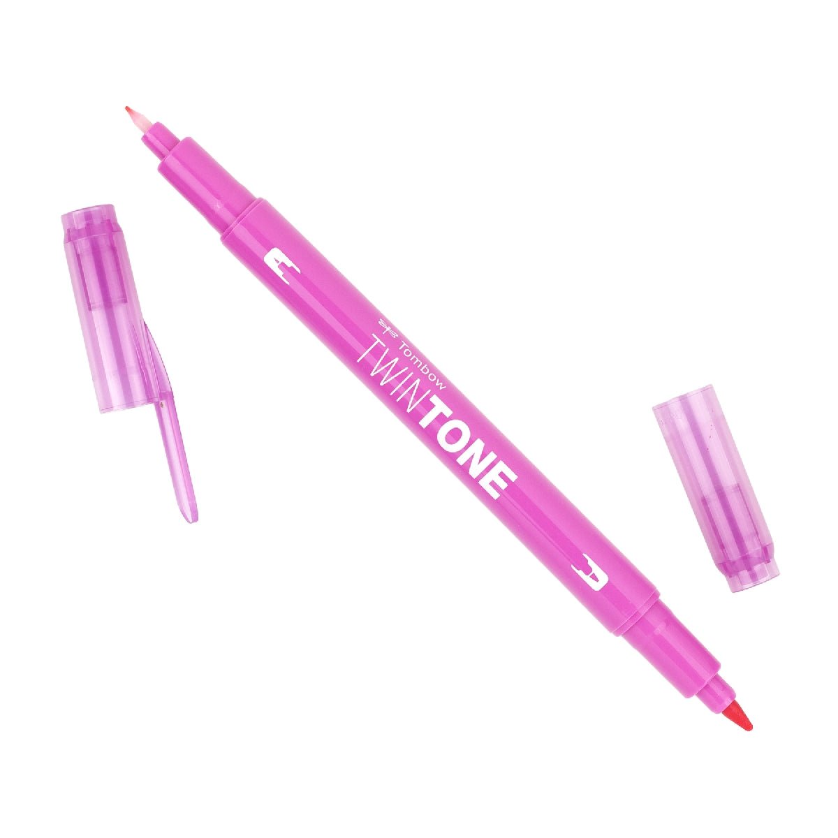 Tombow TwinTone Dual Tip Marker 60 Princess Pink - theartshop.com.au