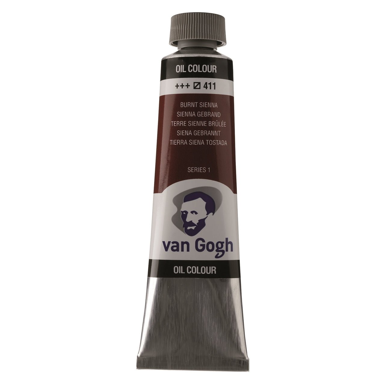 Van Gogh Oil 40ml 411 Burnt Sienna - theartshop.com.au