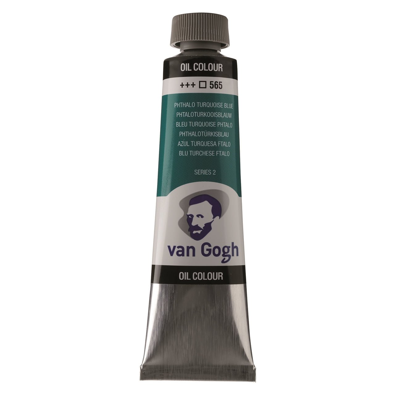 Van Gogh Oil 40ml 565 Phthalo Turquoise Blue - theartshop.com.au