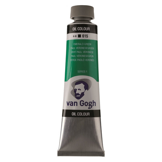 Van Gogh Oil 40ml 615 Emerald Green - theartshop.com.au