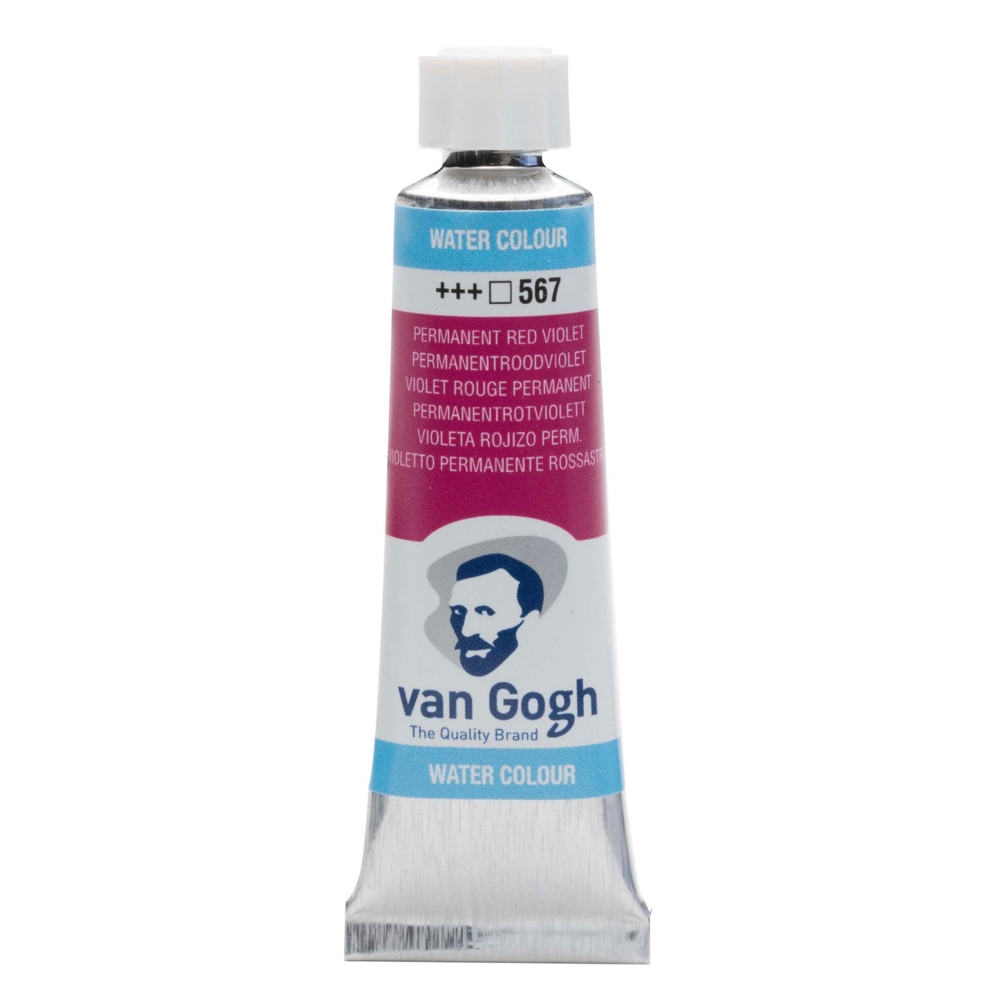 Van Gogh W/C 10ml 567 Permanent Red Violet - theartshop.com.au