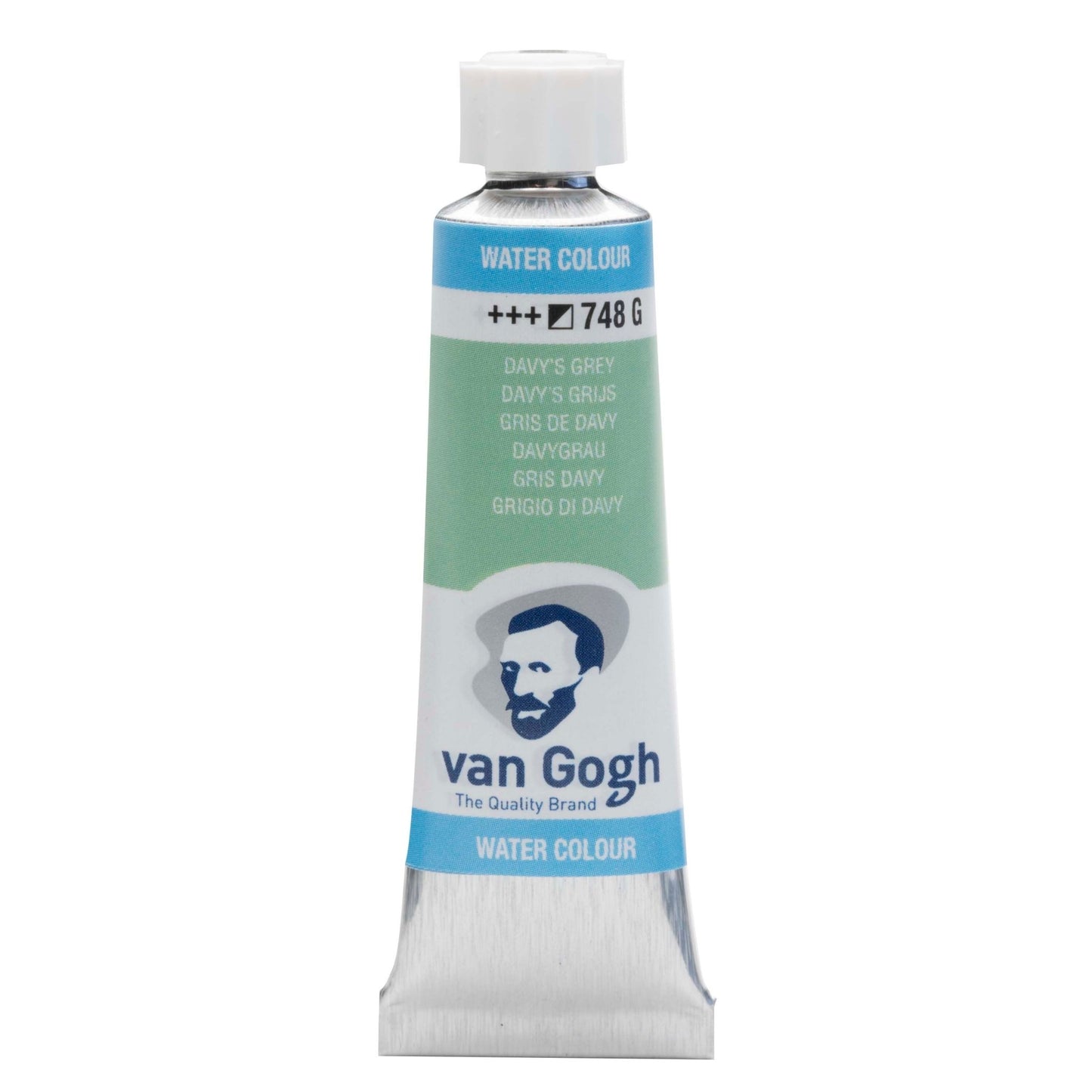 Van Gogh W/C 10ml 748 Davy's Grey - theartshop.com.au