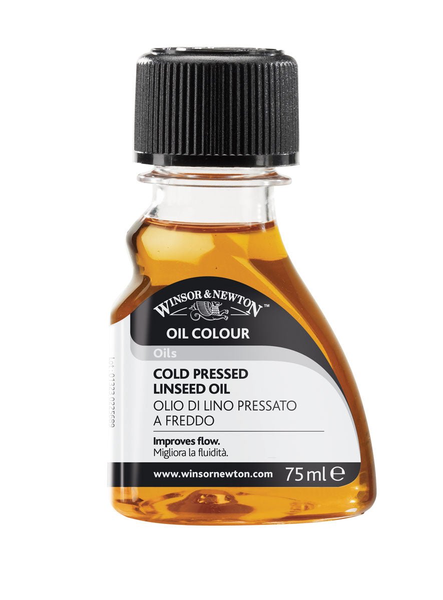 W & N Cold Pressed Linseed Oil 75ml - theartshop.com.au