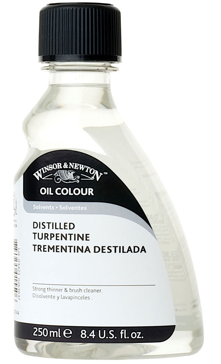 W & N English Distilled Turpentine 250ml - theartshop.com.au