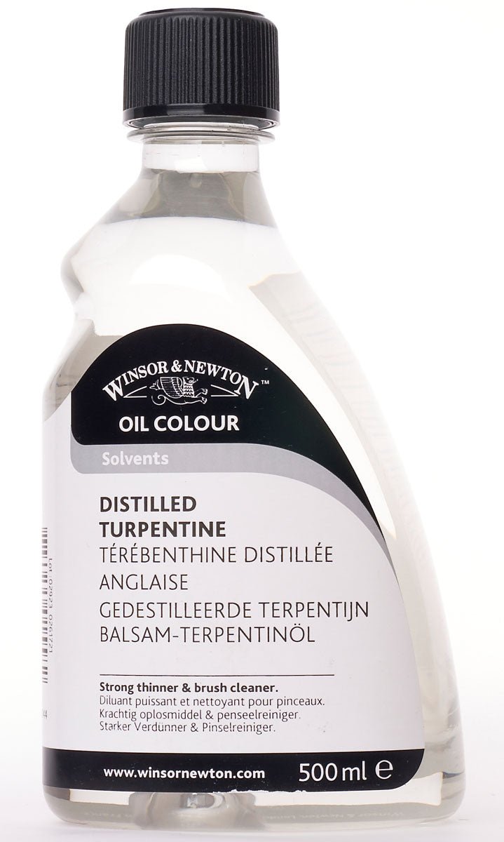 W & N English Distilled Turpentine 500ml - theartshop.com.au