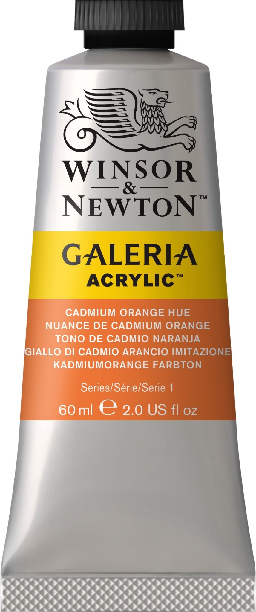 W & N Galeria Acrylic 60ml Cadmium Orange Hue - theartshop.com.au