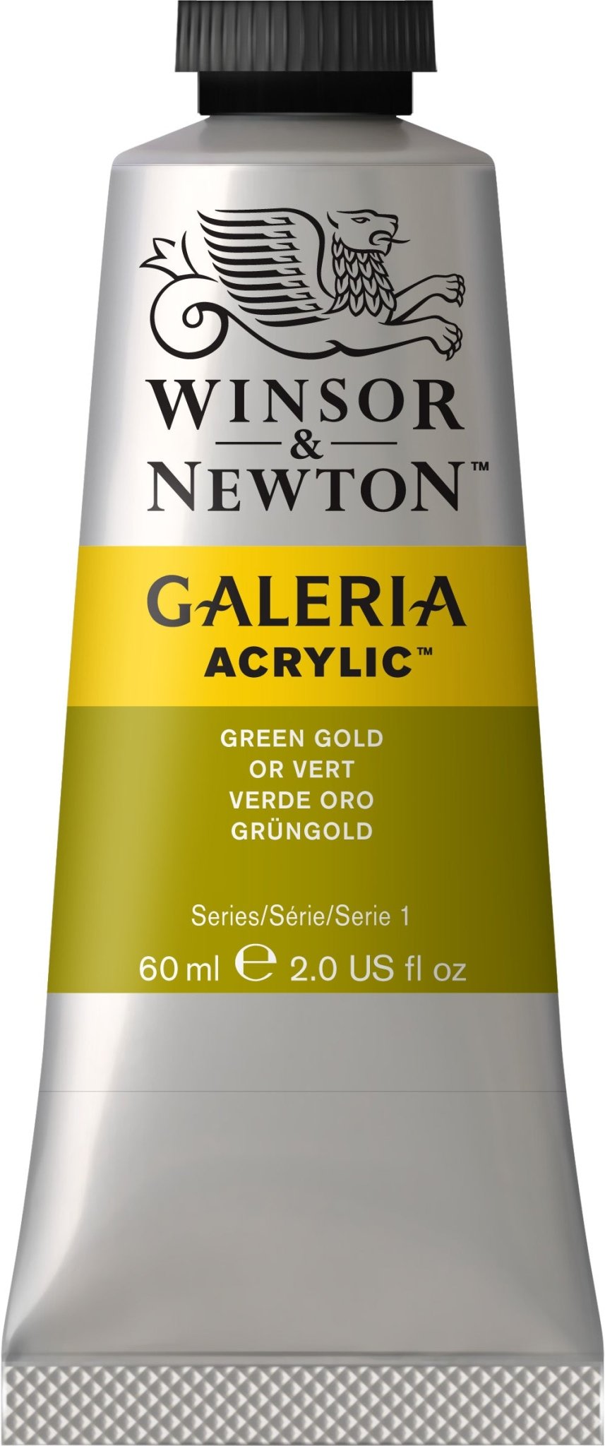 W & N Galeria Acrylic 60ml Green Gold - theartshop.com.au