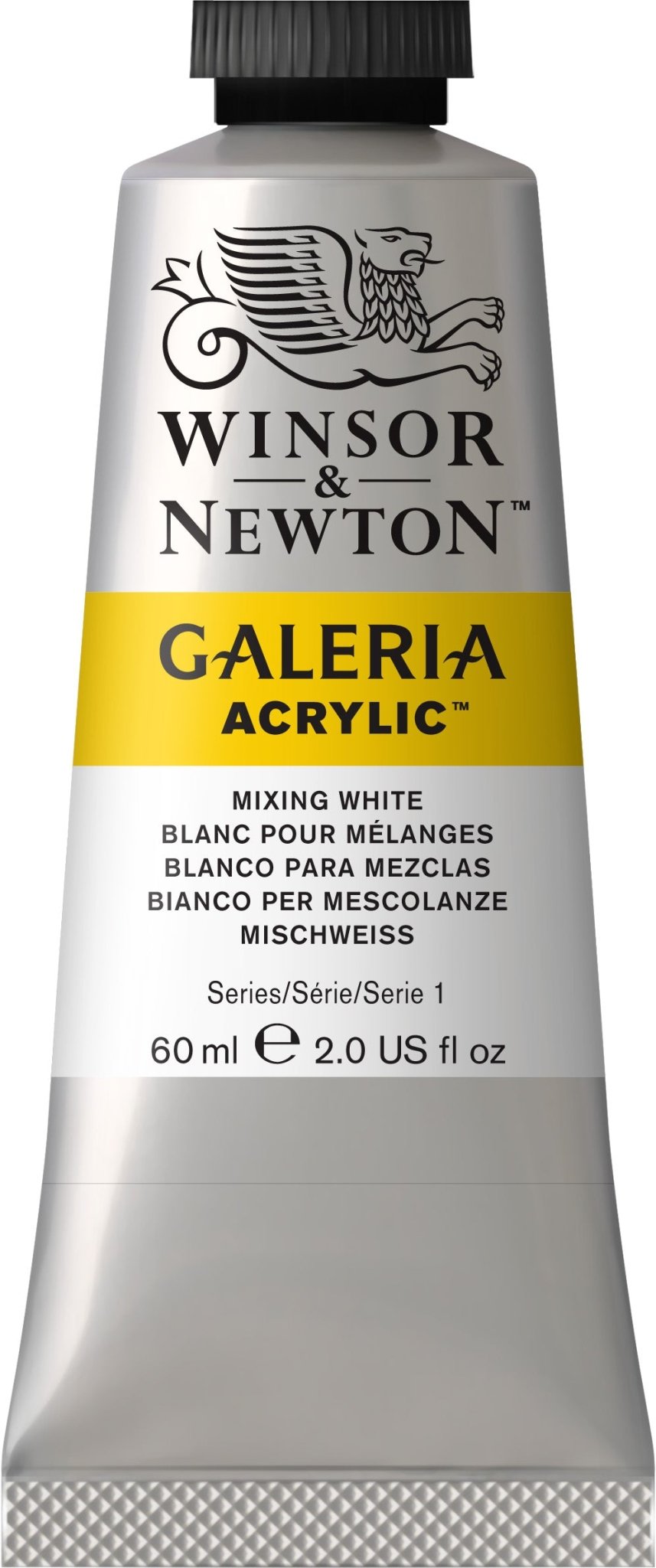 W & N Galeria Acrylic 60ml Mixing White - theartshop.com.au