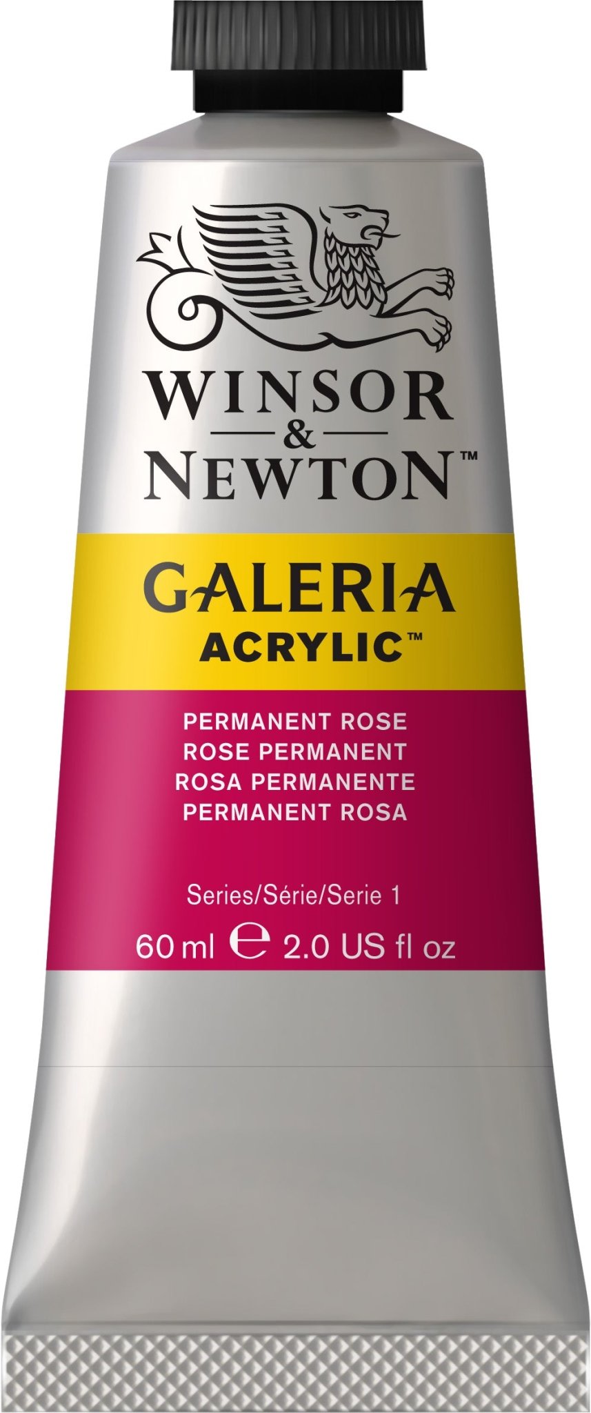 W & N Galeria Acrylic 60ml Permanent Rose - theartshop.com.au