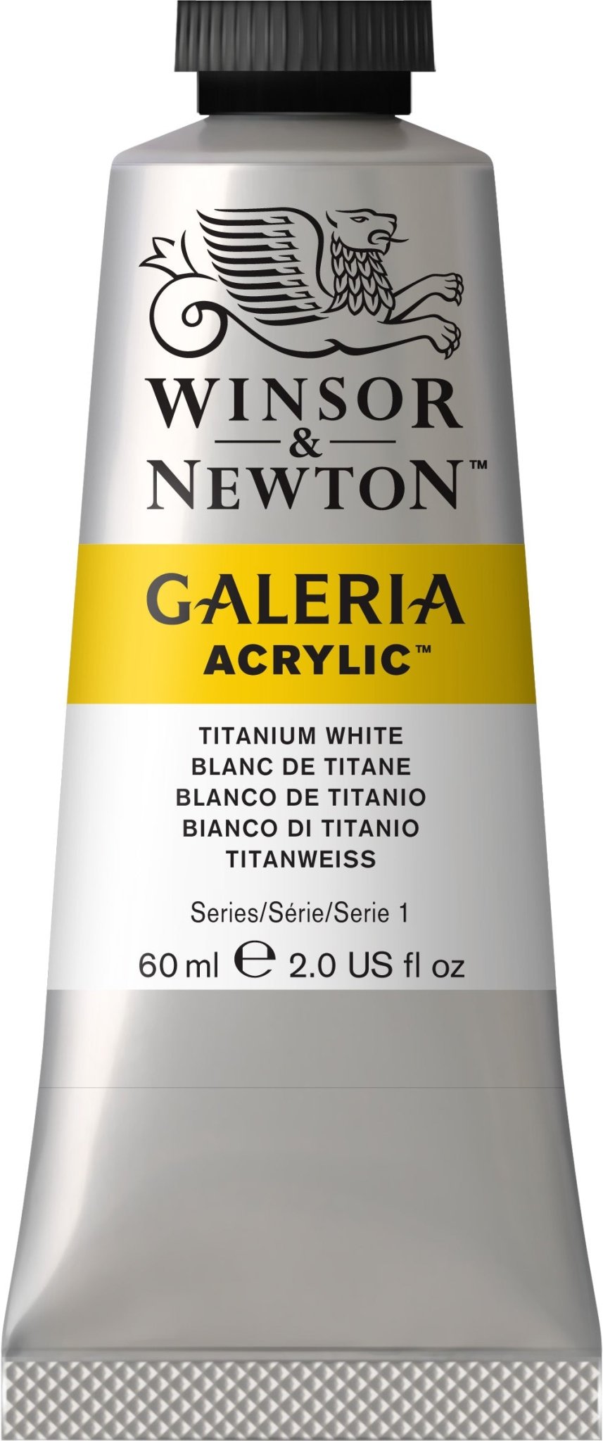 W & N Galeria Acrylic 60ml Titanium White - theartshop.com.au