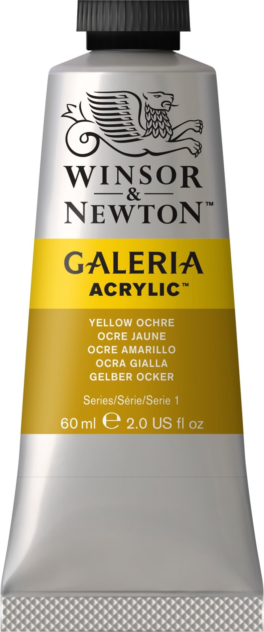 W & N Galeria Acrylic 60ml Yellow Ochre - theartshop.com.au