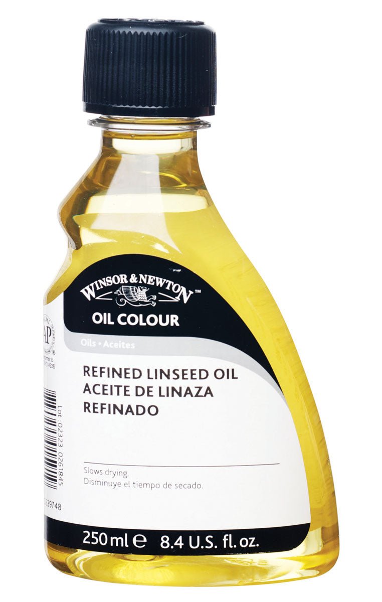 W & N Refined Linseed Oil 250ml - theartshop.com.au
