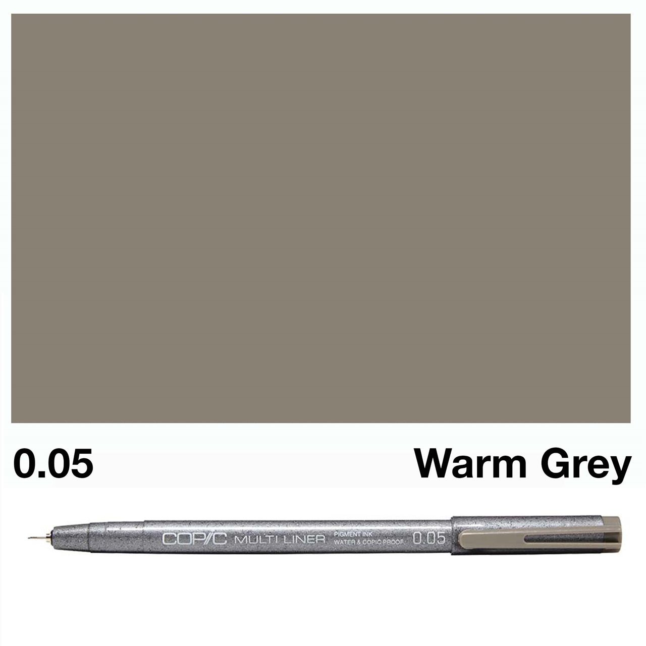 Warm Grey Copic Multi Liners 0.05mm - theartshop.com.au