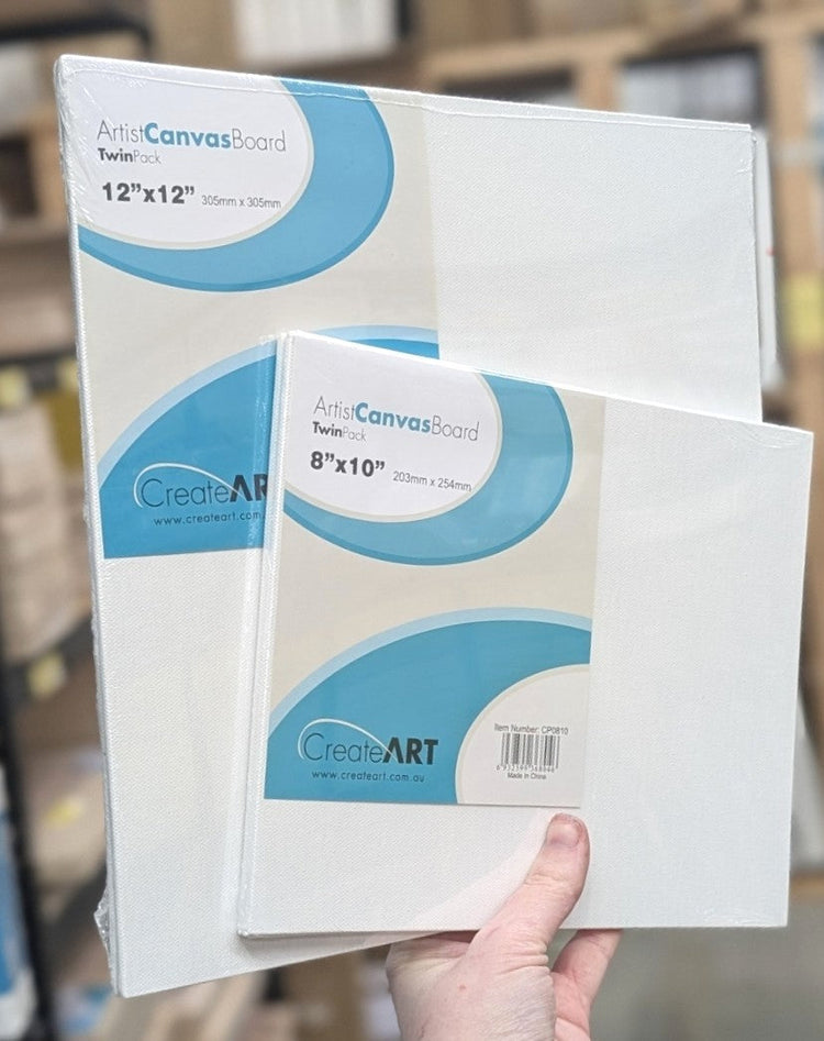 CreateArt Artists Canvas Boards 3mm