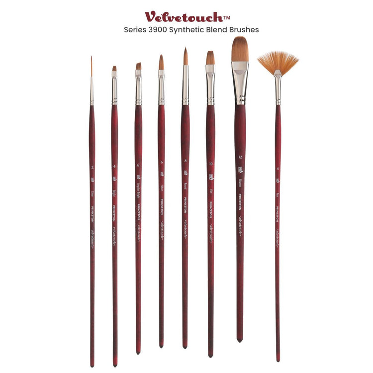 Princeton 3900 Velvetouch Synthetic Long Handle