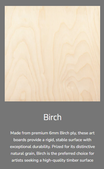Art Boards Australia Birch Panels