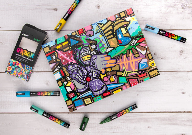 Kent Urban Acrylic Paint Markers