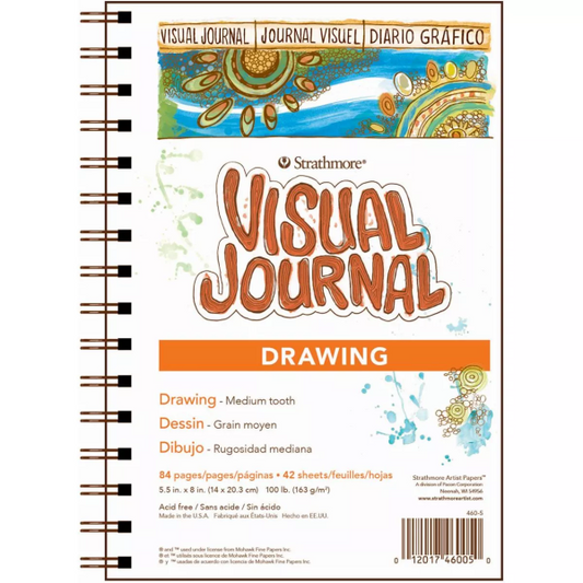 Strathmore Visual Journal Drawing 163gsm 84 Pages 5.5 x 8"