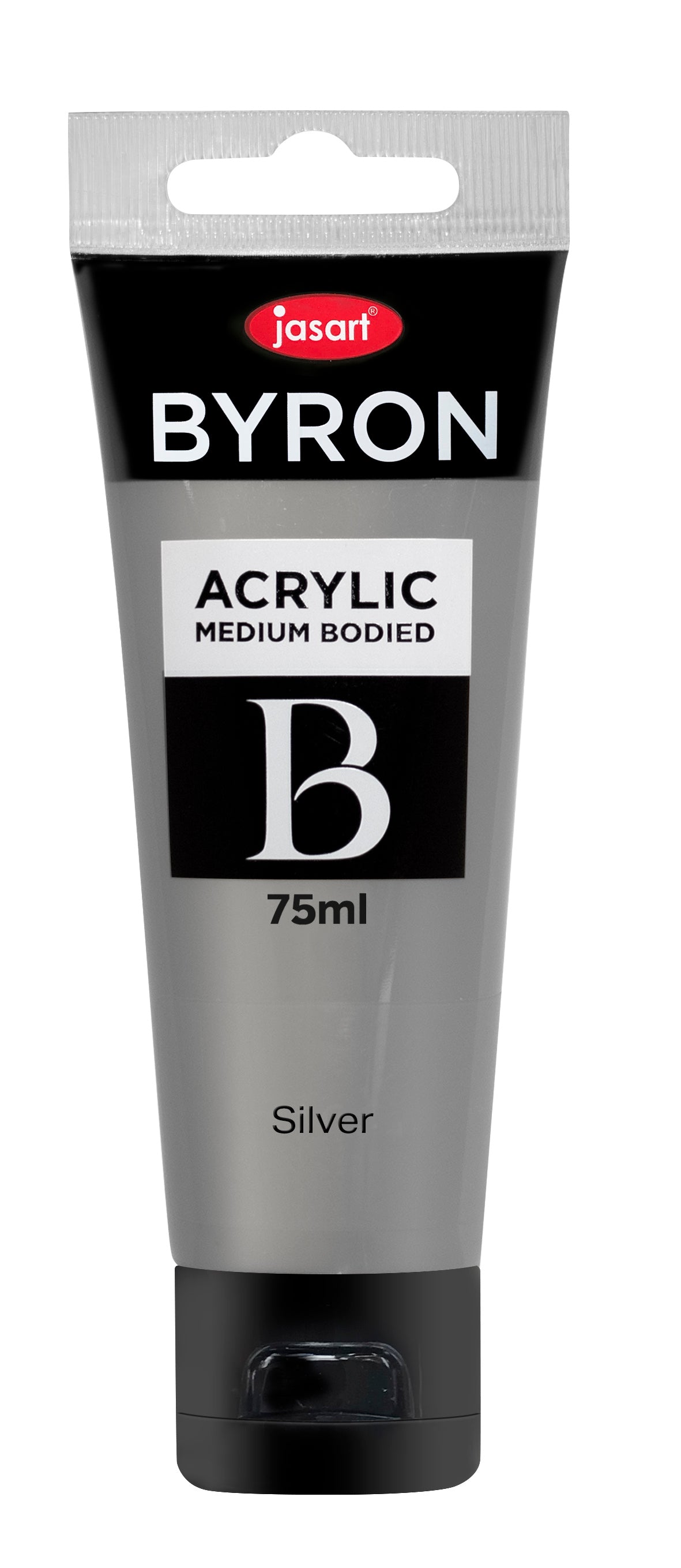 Jasart Byron Acrylic Paint 75ml Silver