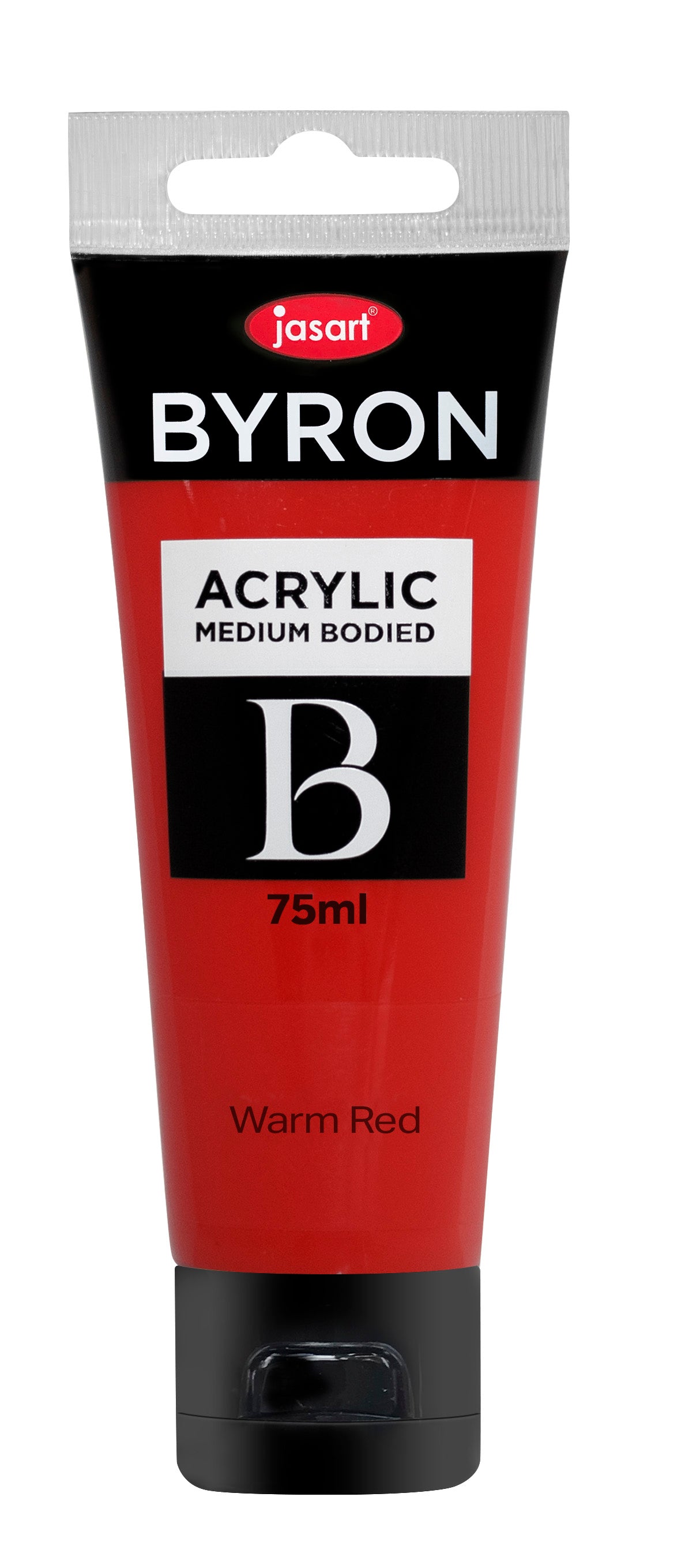 Jasart Byron Acrylic Paint 75ml Warm Red