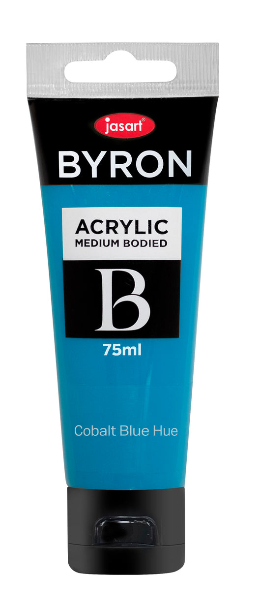 Jasart Byron Acrylic Paint 75ml Cobalt Blue Hue