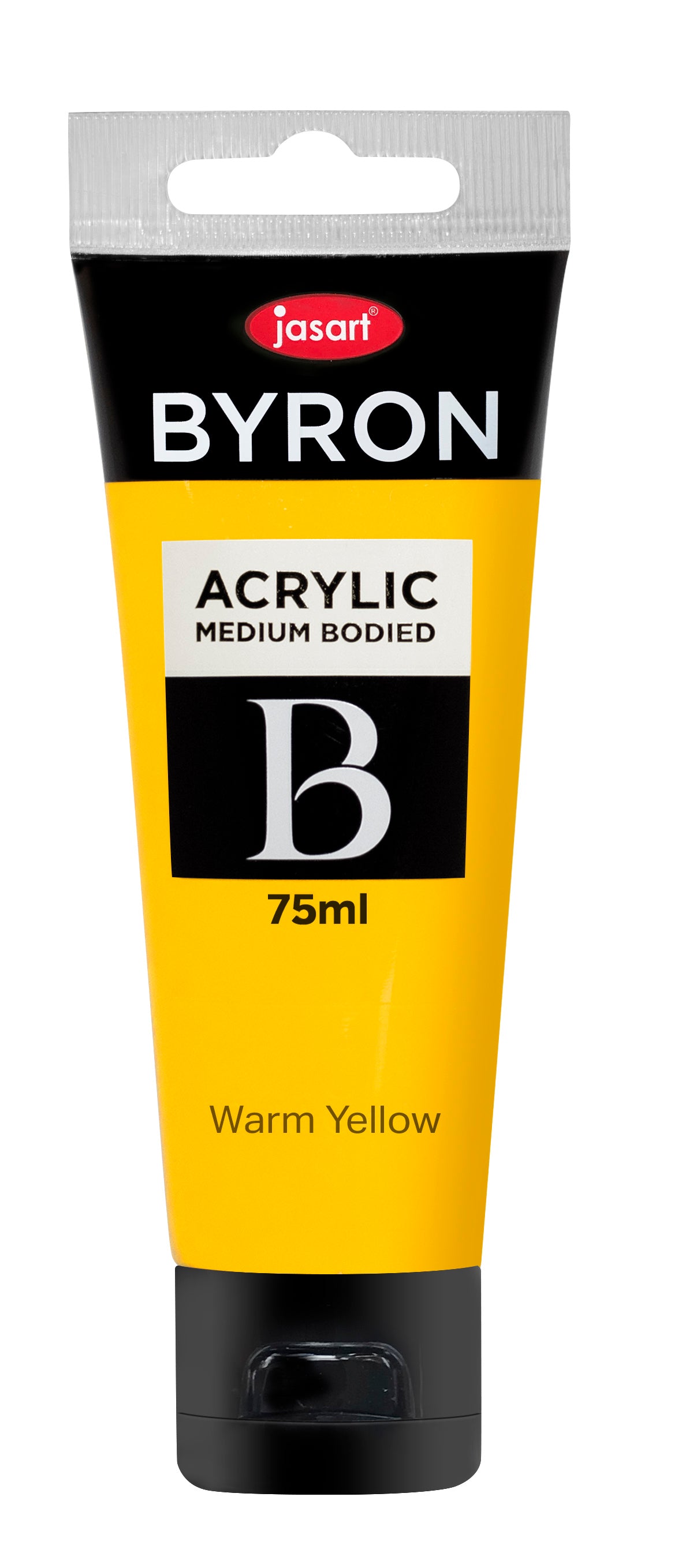 Jasart Byron Acrylic Paint 75ml Warm Yellow