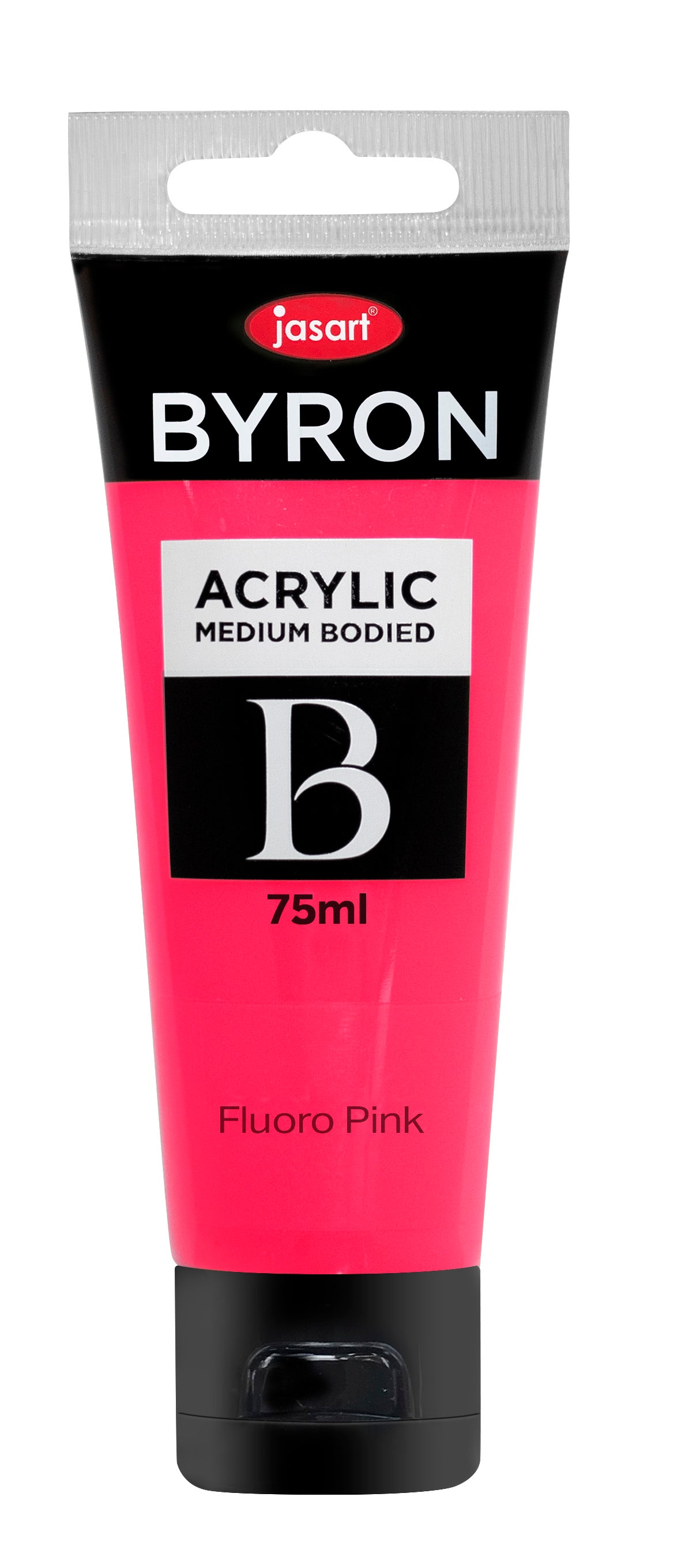 Jasart Byron Acrylic Paint 75ml Fluoro Pink