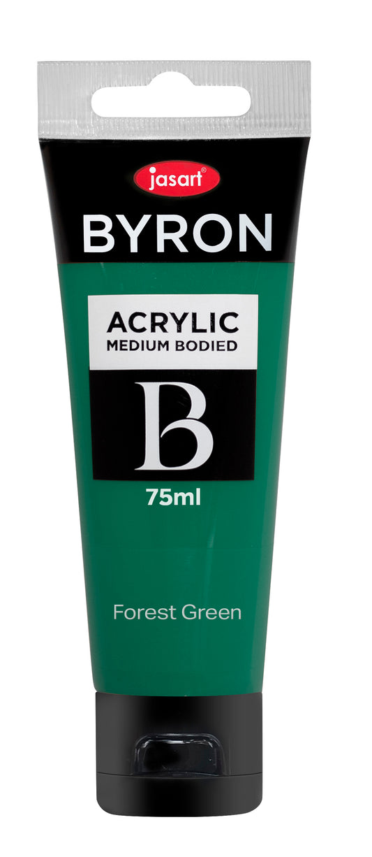 Jasart Byron Acrylic Paint 75ml Forest Green