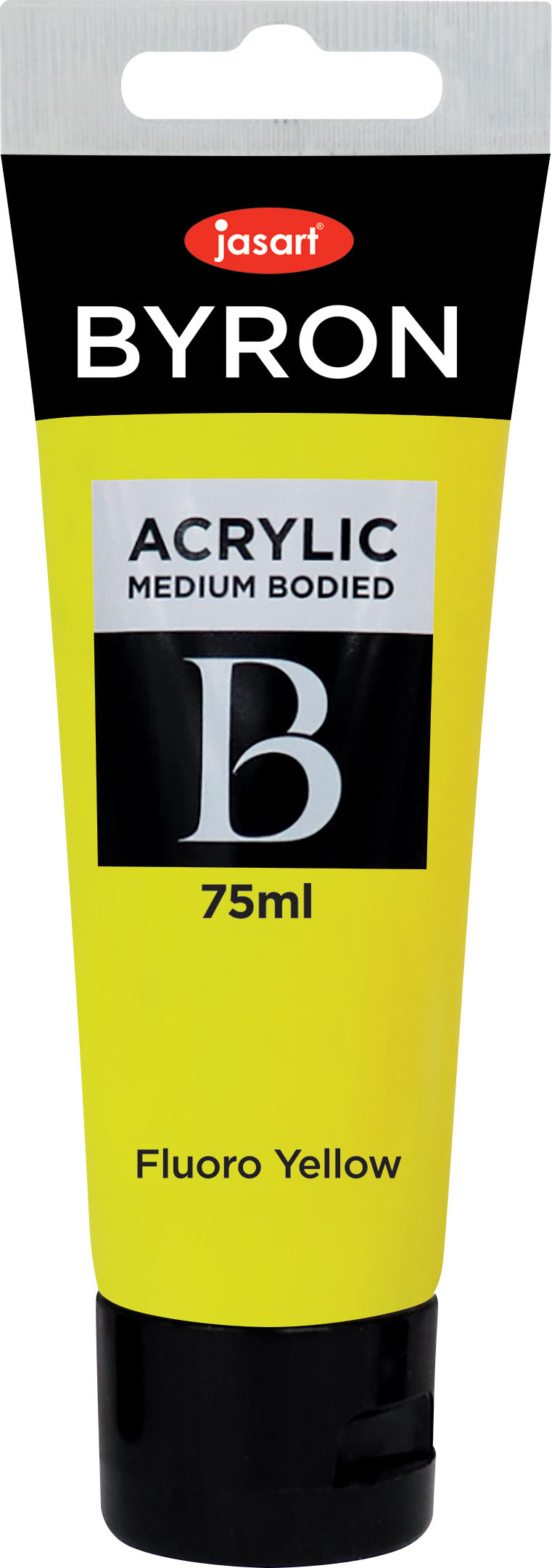 Jasart Byron Acrylic Paint 75ml Fluoro Yellow