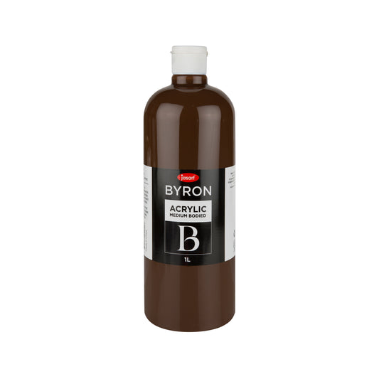 Jasart Byron Acrylic 1 Litre Burnt Umber