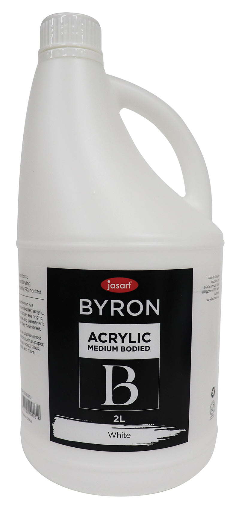 Jasart Byron Acrylic 2 Litre White